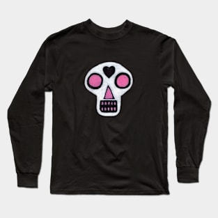 Santa Muerte Pink Long Sleeve T-Shirt